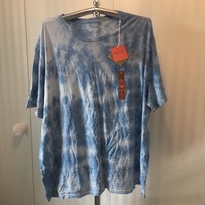 NWT Mossimo Supply Co. mens blue white tee Size 3X